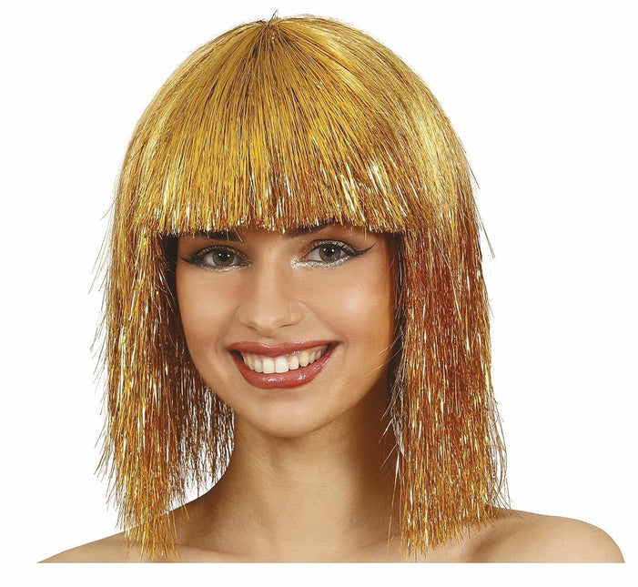 Gouden Pruik van Fiestas Guirca koop je bij Partywinkel