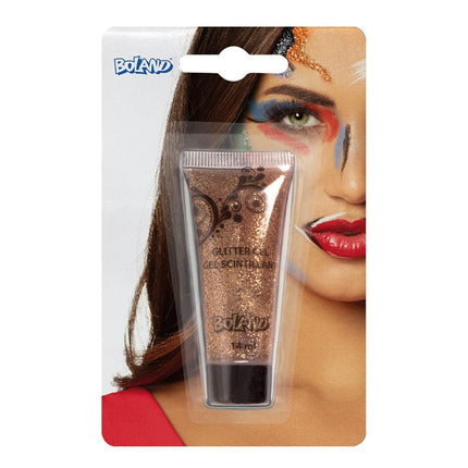 Gouden Schmink Glitter 14ml van Boland koop je bij Partywinkel