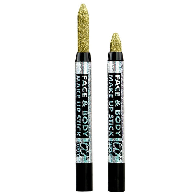 Gouden Schminkstift Glitter van Widmann koop je bij Partywinkel