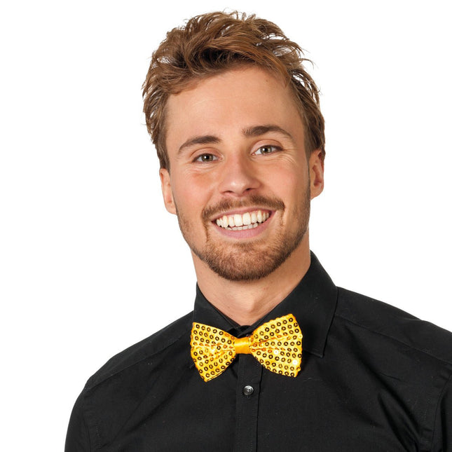 Gouden Strik Paillet van Wilbers & Wilbers koop je bij Partywinkel