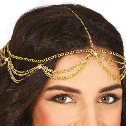 Gouden Tiara van Fiestas Guirca koop je bij Partywinkel