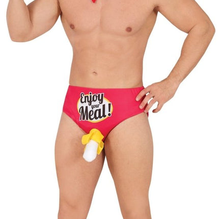 Grappige Onderbroek Enjoy Your Meal! van Fiestas Guirca koop je bij Partywinkel