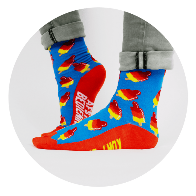 Grappige Sokken Afstandsbediening 1 paar van Paper Dreams koop je bij Partywinkel