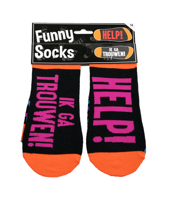 Grappige Sokken Trouwen 1 paar van Paper Dreams koop je bij Partywinkel