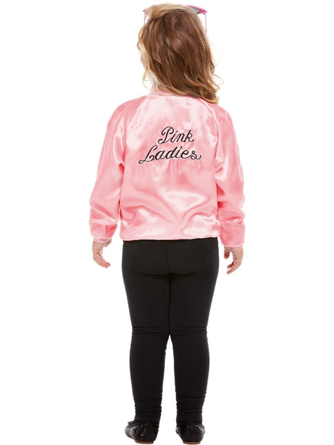 Grease Jas Roze Meisje Pink Ladies van Smiffys koop je bij Partywinkel