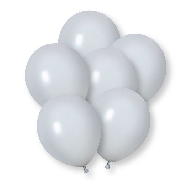 Grijze Ballonnen 30cm 50st van Unique koop je bij Partywinkel