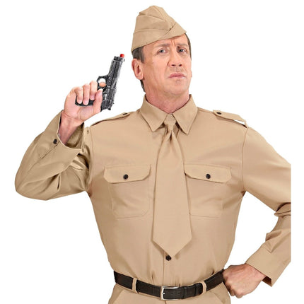 Grijze Nep Pistool 19cm van Widmann koop je bij Partywinkel