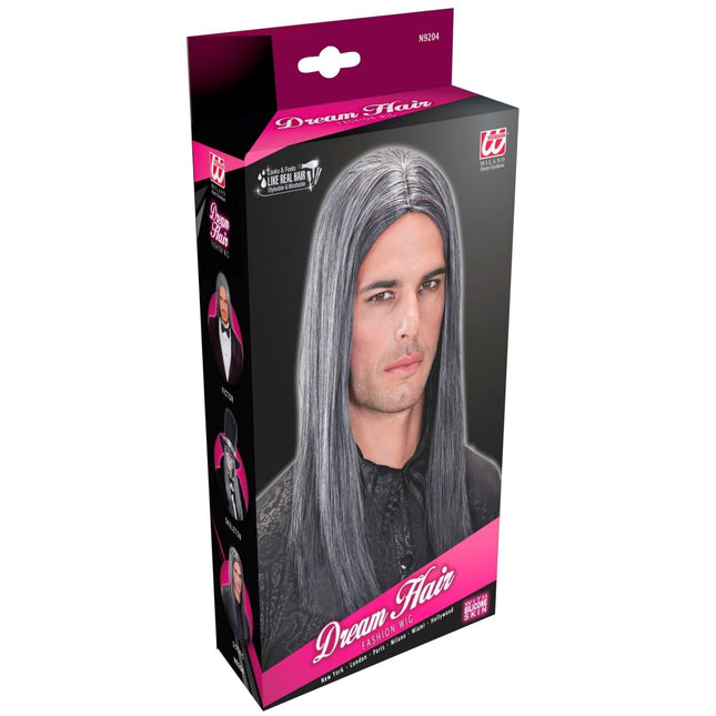 Grijze Pruik Victor van Widmann koop je bij Partywinkel