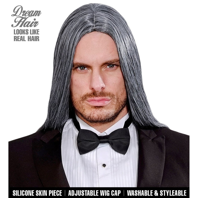 Grijze Pruik Victor van Widmann koop je bij Partywinkel