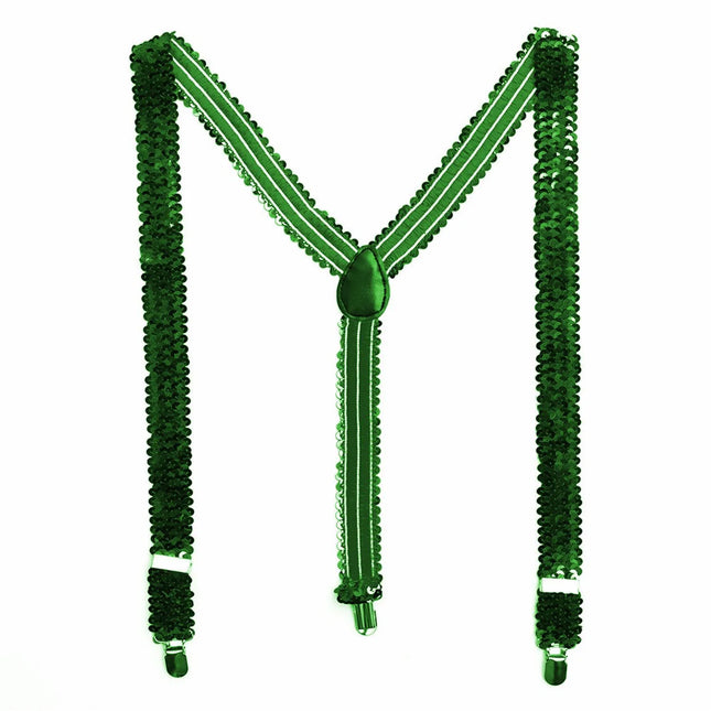 Neon Pailletten Bretels 2,5cm