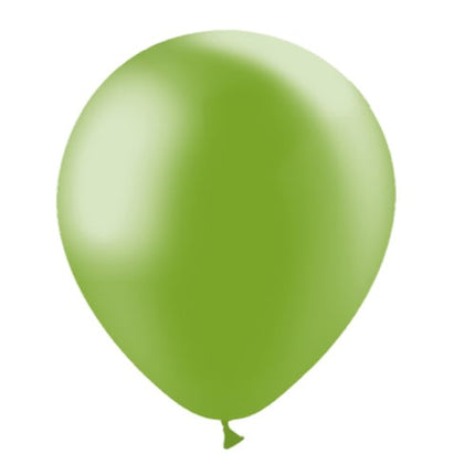 Groene Ballonnen Metallic 30cm 10st van Balloonia koop je bij Partywinkel