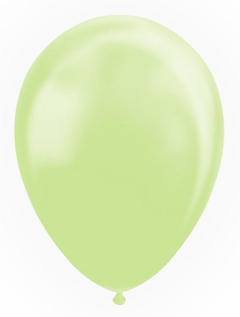 Groene Ballonnen Pastel Macaron 30cm 10st van WeFiesta koop je bij Partywinkel