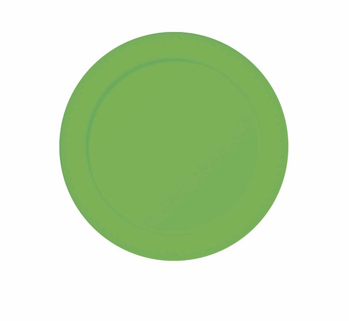 Groene Borden 23cm 6st van Fiestas Guirca koop je bij Partywinkel