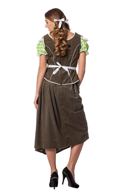 Groene Dirndl Jurk Oktoberfest Dames van Wilbers & Wilbers koop je bij Partywinkel