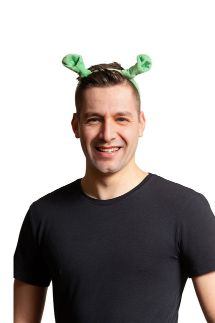 Groene Haarband Orge van Partychimp koop je bij Partywinkel