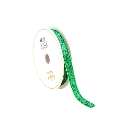 Groene Lint Glitter 10Mm 3m van CHAKS koop je bij Partywinkel