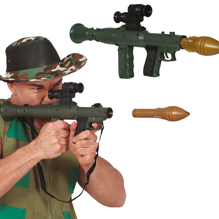 Groene Nep Pistool Bazooka 50cm van Fiestas Guirca koop je bij Partywinkel