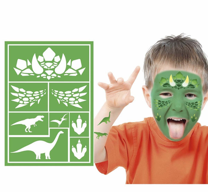 Groene Schmink Stencil 14x20cm van Fiestas Guirca koop je bij Partywinkel