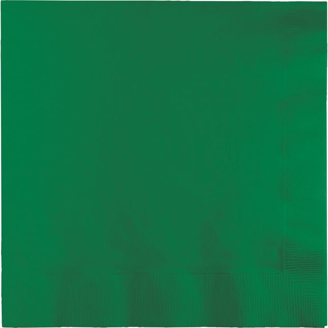 Groene Servetten 3 - Laags 41cm 25st van Creative Converting koop je bij Partywinkel