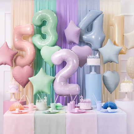 Groene Tafelkleed Pastel 1,8m van Partydeco koop je bij Partywinkel