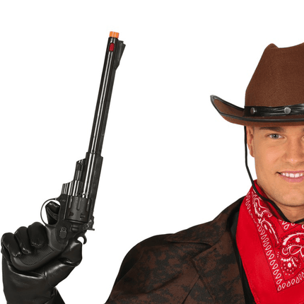 Groot Lang Pistool 43cm van Fiestas Guirca koop je bij Partywinkel