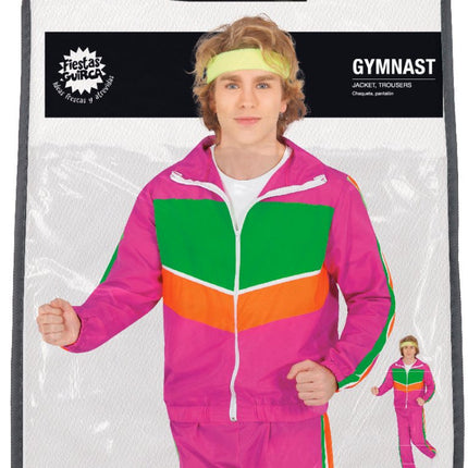 Gymnastastiek Pak Roze van Fiestas Guirca koop je bij Partywinkel