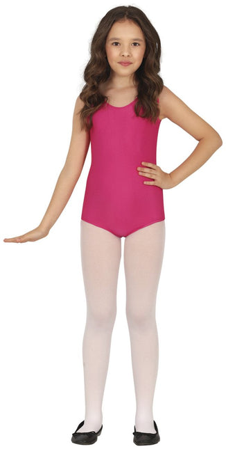 Gympakje Fuchsia Meisje Mouwloos van Fiestas Guirca koop je bij Partywinkel