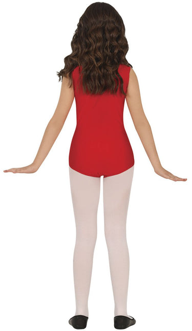 Gympakje Rood Meisje Mouwloos van Fiestas Guirca koop je bij Partywinkel