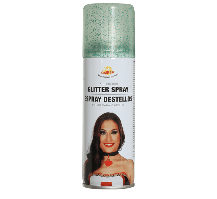 Haar Spray Glitter Groen 125ml van Fiestas Guirca koop je bij Partywinkel