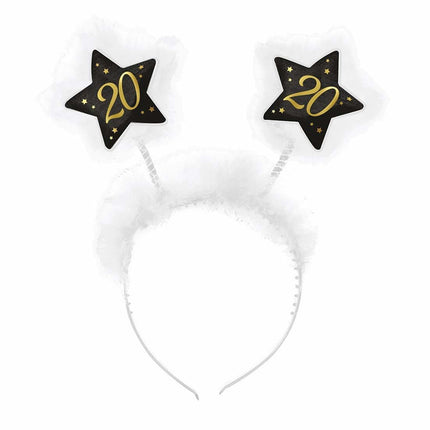 Haarband 20 Jaar Sterren van Fiestas Guirca koop je bij Partywinkel