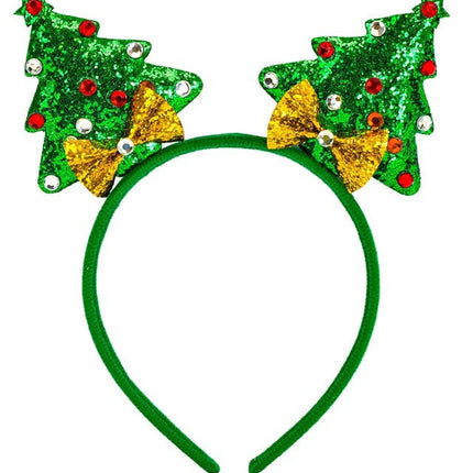 Haarband Kerstboom Glamour van Widmann koop je bij Partywinkel