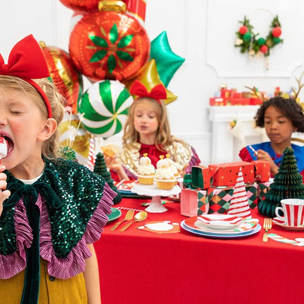 Haarband Rode Strik 21cm van Partydeco koop je bij Partywinkel