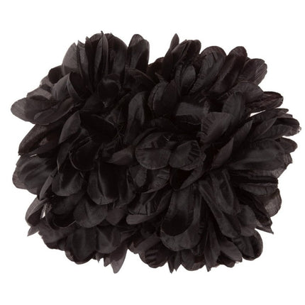 Bloem Haarclip Zwart van Wilbers & Wilbers koop je bij Partywinkel