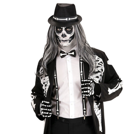 Halloween Accessoireset Skelet 4 delig van Widmann koop je bij Partywinkel