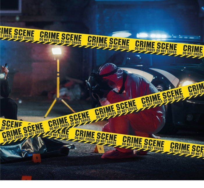 Halloween Afzetlint Crime Scene 6m van Fiestas Guirca koop je bij Partywinkel