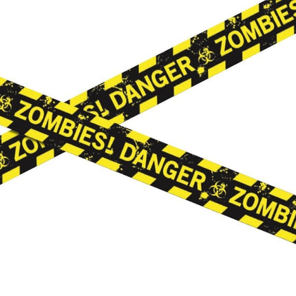 Halloween Afzetlint Danger Zombie 6m van Fiestas Guirca koop je bij Partywinkel