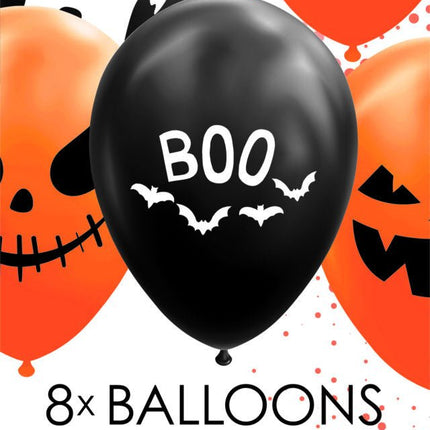 Halloween Ballonnen 30,5cm 8st van WeFiesta koop je bij Partywinkel