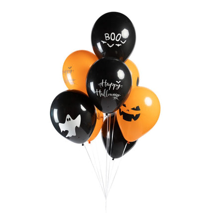 Halloween Ballonnen 30,5cm 8st van WeFiesta koop je bij Partywinkel