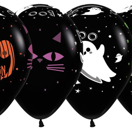 Halloween Ballonnen 30cm 25st van Sempertex koop je bij Partywinkel