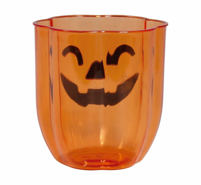 Halloween Beker Pompoen 10cm van Fiestas Guirca koop je bij Partywinkel