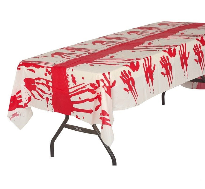 Halloween Bloederig Tafelkleed 2,7m van Fiestas Guirca koop je bij Partywinkel