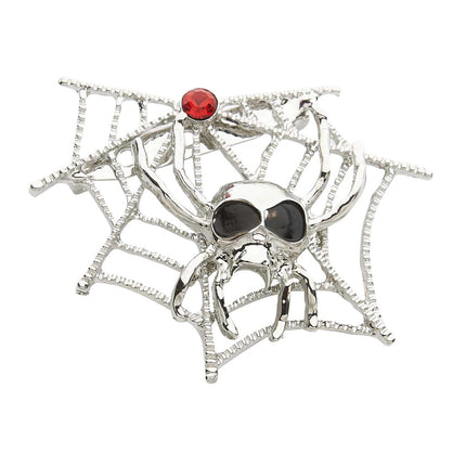 Halloween Broche Spinnenweb van Widmann koop je bij Partywinkel