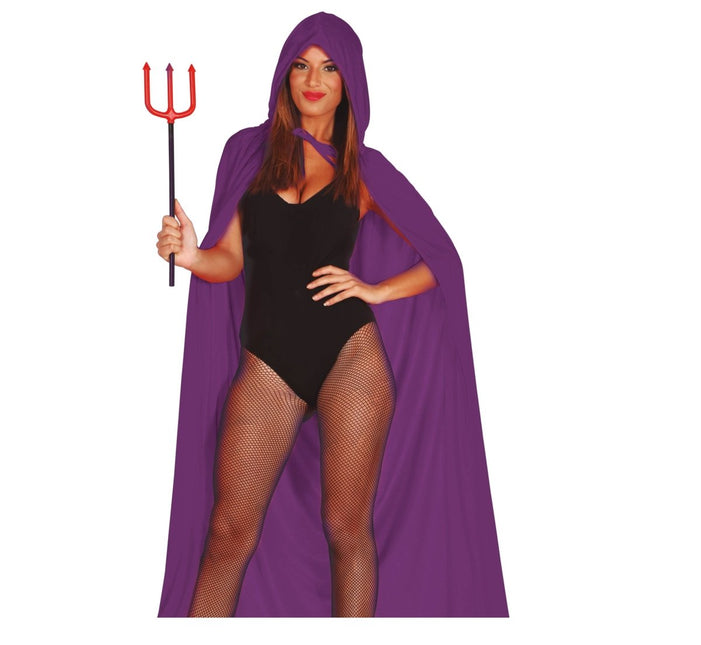 Halloween Cape Paars Dames 1,3m van Fiestas Guirca koop je bij Partywinkel