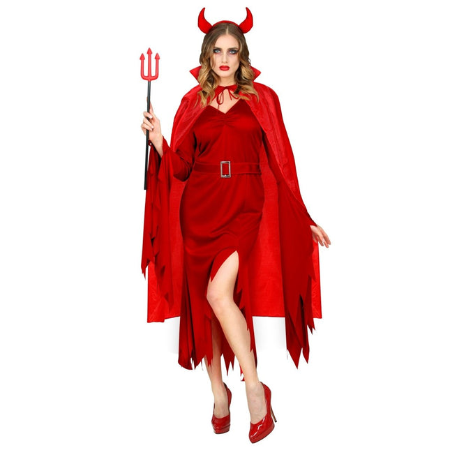 Halloween Cape Rood Kind 1,3m van Widmann koop je bij Partywinkel