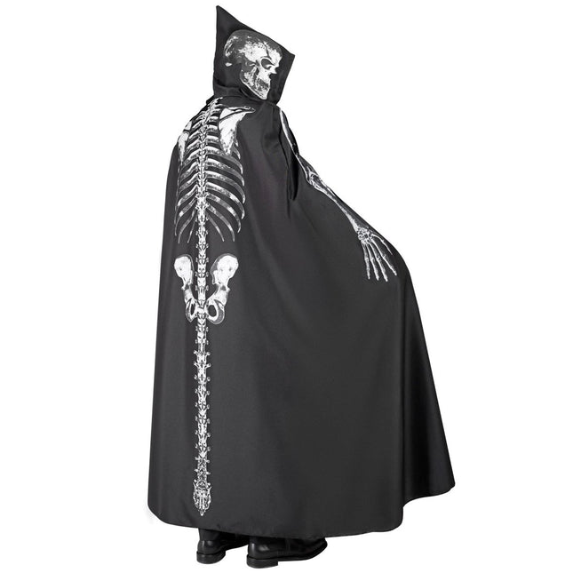 Halloween Cape Skelet 1,5m van Widmann koop je bij Partywinkel