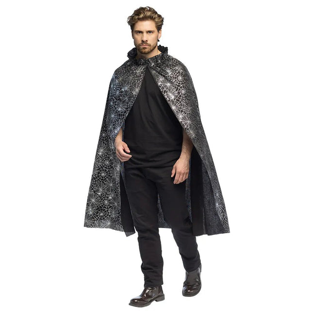Halloween Cape Spinnenweb van Boland koop je bij Partywinkel