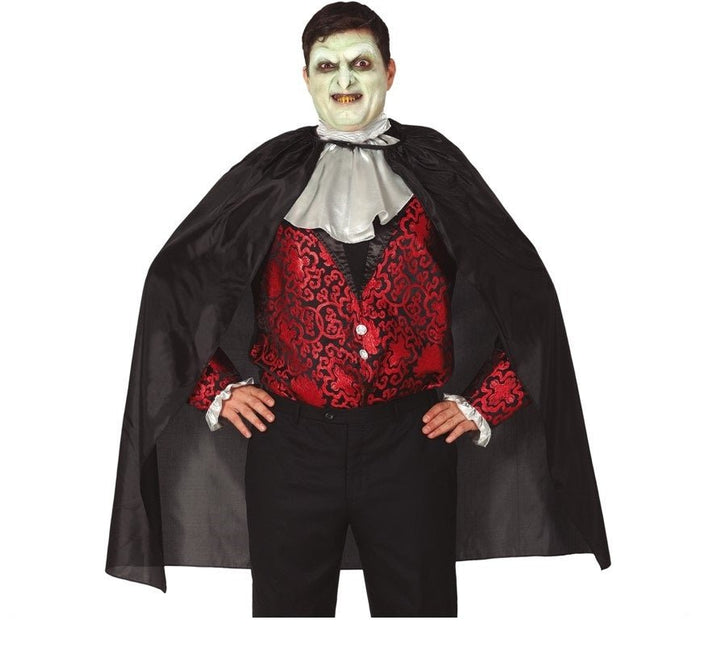 Halloween Cape Zwart 100cm van Fiestas Guirca koop je bij Partywinkel