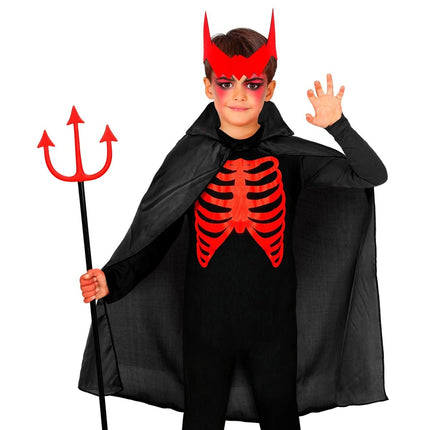 Halloween Cape Zwart Kind van Widmann koop je bij Partywinkel