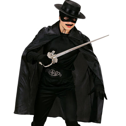 Halloween Cape Zwart Kind van Widmann koop je bij Partywinkel