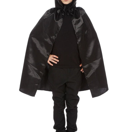 Halloween Cape Zwart Kind Dracula van Wilbers & Wilbers koop je bij Partywinkel